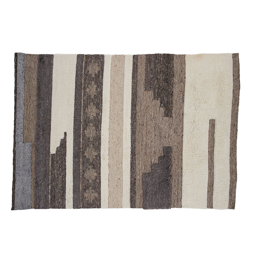 Hioshop Vincent vloerkleed 350x252cm wit.