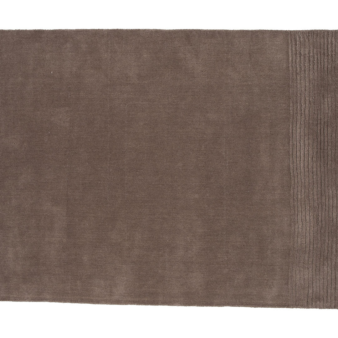 Hioshop Matteo vloerkleed 350x253cm bruin.