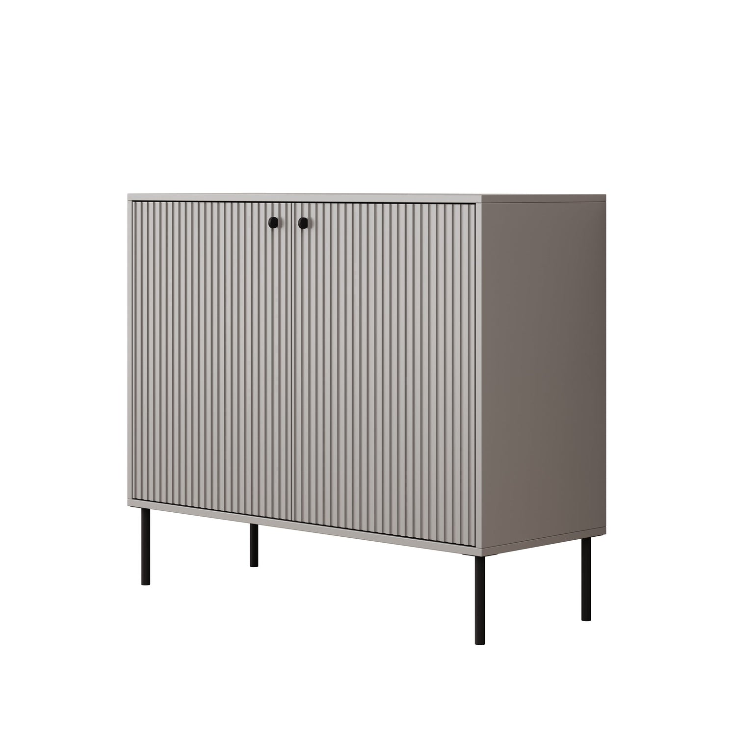 Meubella - Dressoir Ilux - Grijs - 105 cm