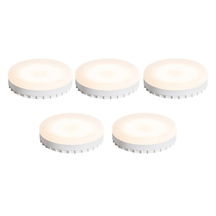 LUEDD Set van 5 GX53 LED lampen 7W 750 lm 3000K