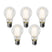LUEDD Set van 5 E27 dimbare LED lampen A60 8W 900 lm 3000K