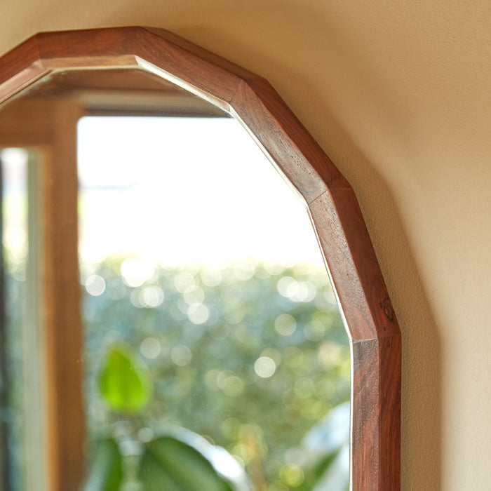 Tikamoon - Spiegel in massief palissanderhout 120x56 cm Jade