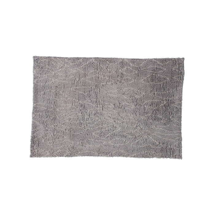 Hioshop Leiko vloerkleed 230x160cm grijs.