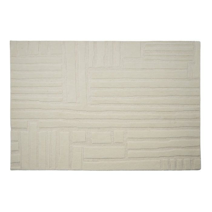 Giga Meubel - Vloerkleed Rechthoek - Beige Wol - 200x300x2cm - Novi