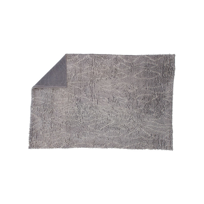 Hioshop Leiko vloerkleed 230x160cm grijs.