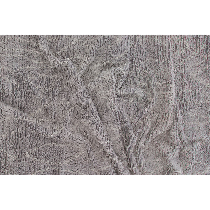 Hioshop Leiko vloerkleed 230x160cm grijs.