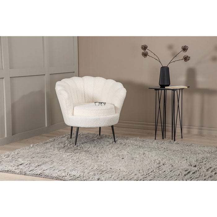 Hioshop Leiko vloerkleed 230x160cm grijs.