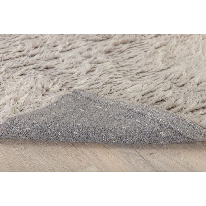 Hioshop Leiko vloerkleed 230x160cm grijs.