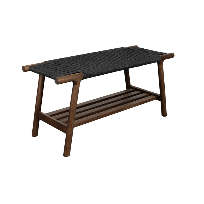 Dutchbone Kintaro Bankje Walnoot - Bruin