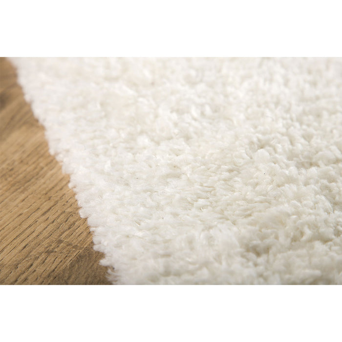 Hioshop Walter vloerkleed 290x200cm wit.