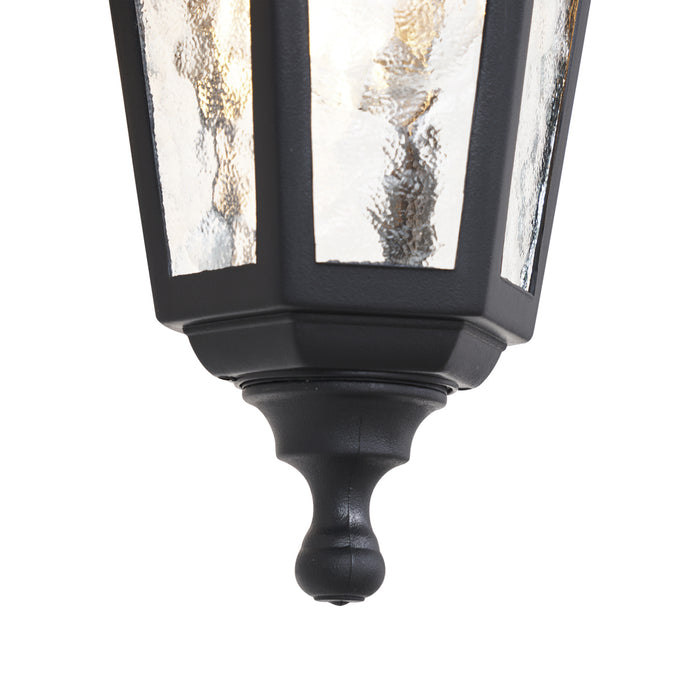 QAZQA Klassieke buiten wandlamp zwart IP44 - New Haven Hammered