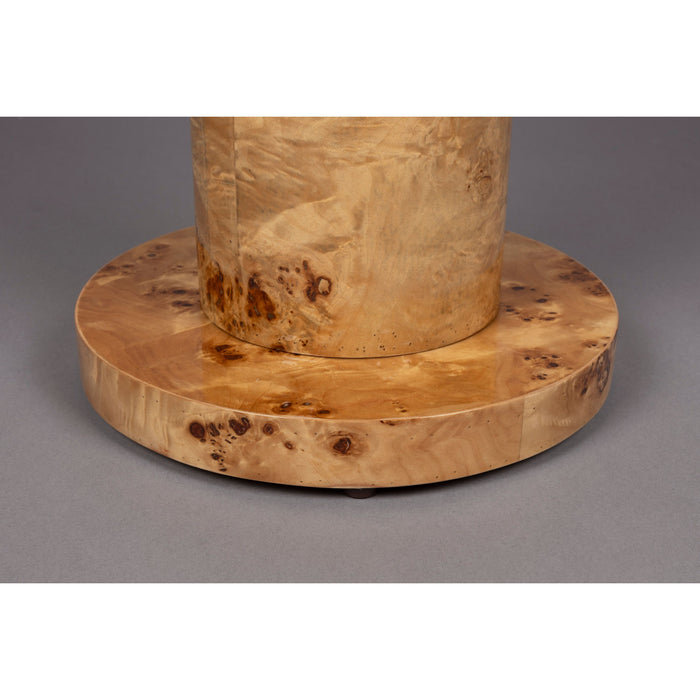 Dutchbone Quinn Bijzettafel Rond 46 cm Naturel