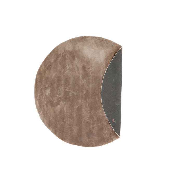 Hioshop Blanca vloerkleed Ø200 cm beige.