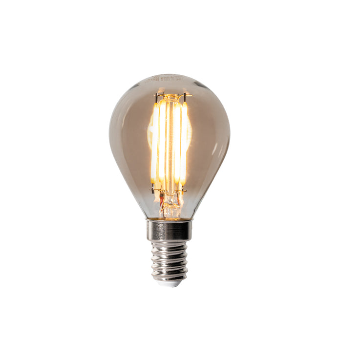 LUEDD E14 dimbare LED lamp P45 smoke 5W 470 lm 2200K