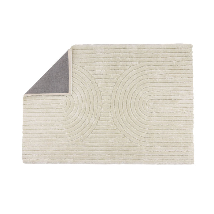 Hioshop Niklas vloerkleed 290x200cm wit.