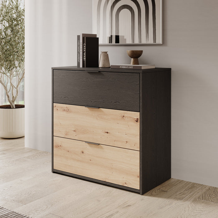 Meubella - Ladekast Augustus - Eiken - 80 cm