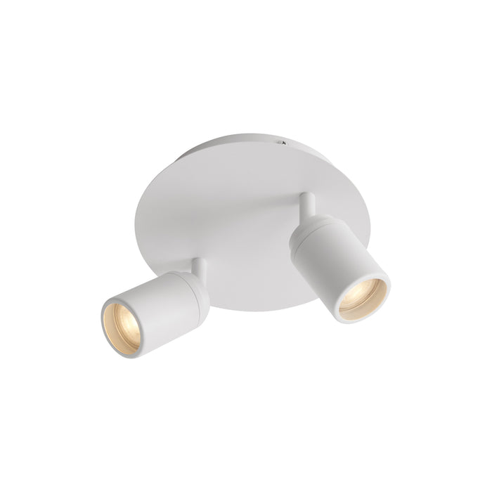 QAZQA Moderne badkamer spot wit 2-lichts IP44 - Ducha