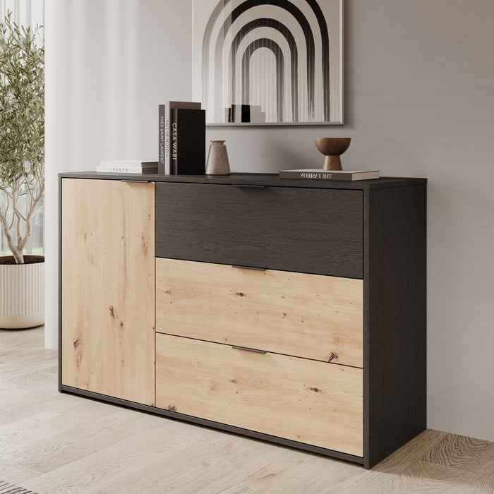 Meubella - Dressoir Augustus - Eiken - 125 cm