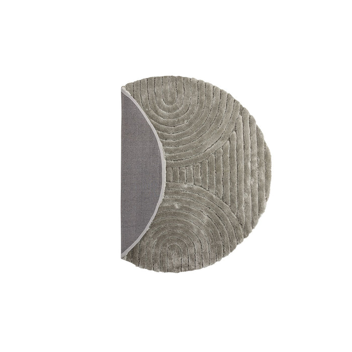 Hioshop Niklas vloerkleed 200x200cm grijs.