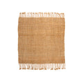 Boho&me Jute vloerkleed vierkant - Chunky naturel - 150x150 cm