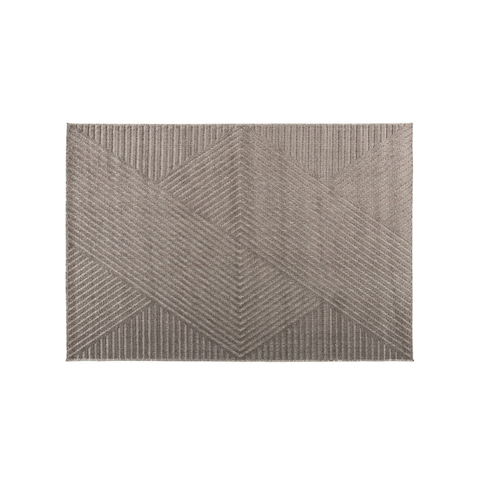 Hioshop Aron vloerkleed 160x230 cm bruin.