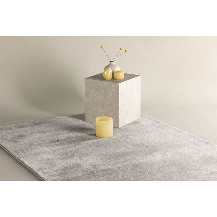 Hioshop Blanca vloerkleed 230x160cm lichtgrijs.