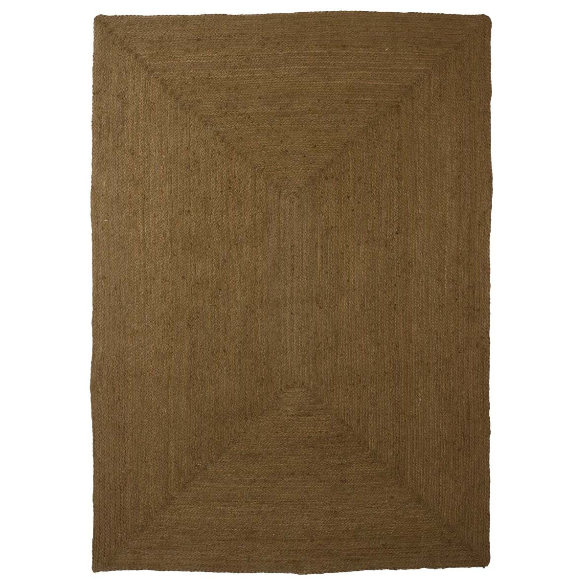 Boho&me Jute vloerkleed - Pure olijfgroen - 80x150 cm