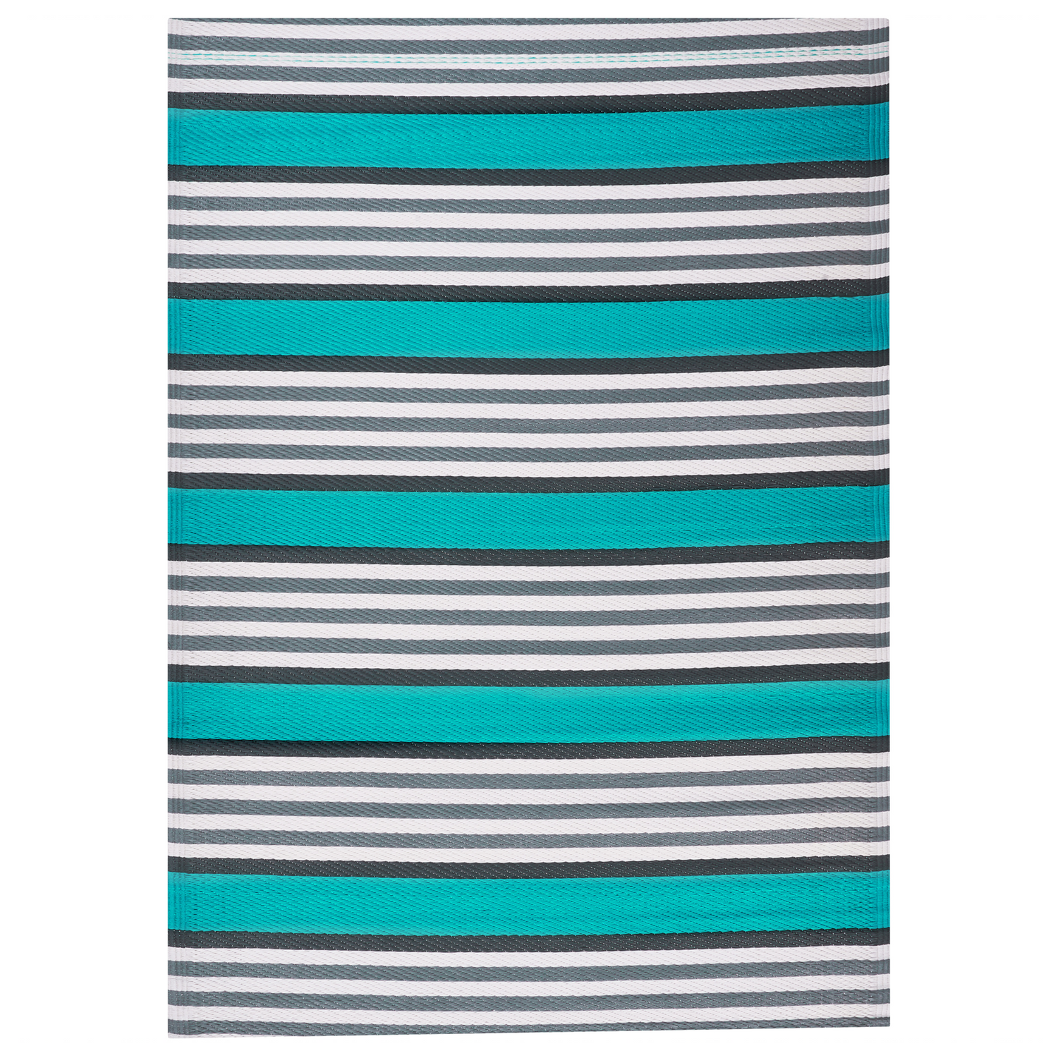 Beliani-SAUGOR-Outdoor vloerkleed-Turquoise-120 x 180 cm-Synthetisch