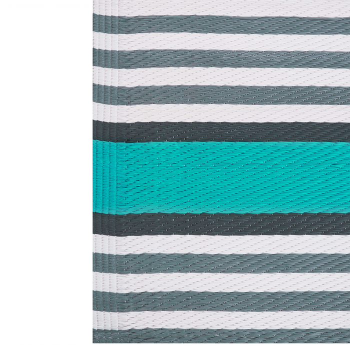 Beliani-SAUGOR-Outdoor vloerkleed-Turquoise-120 x 180 cm-Synthetisch