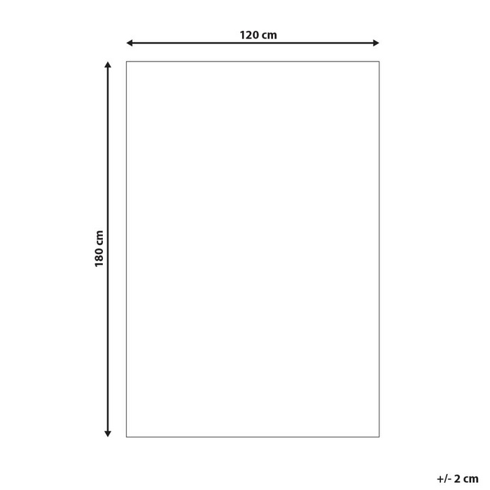 Beliani-SAUGOR-Outdoor vloerkleed-Turquoise-120 x 180 cm-Synthetisch