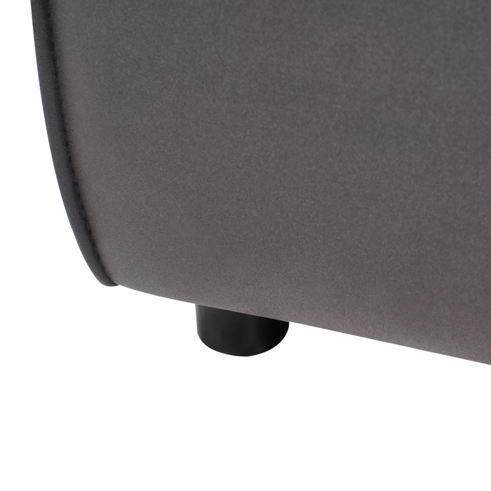 Beliani - BRANDE - Ottomaan - Zwart - Kunstleer