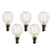 LUEDD Set van 5 E14 dimbare LED lampen P45 helder 3W 250 lm 2700K