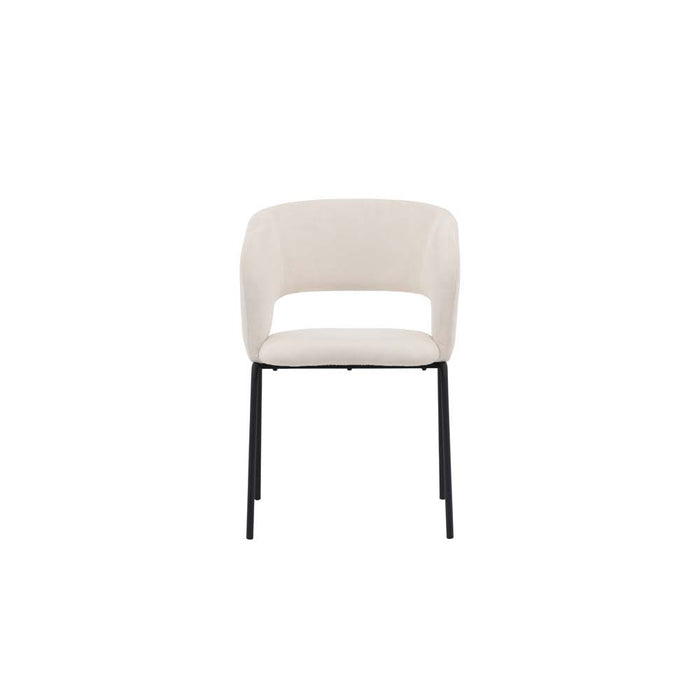 Hioshop Day eetkamerstoel met armleuningen offwhite.