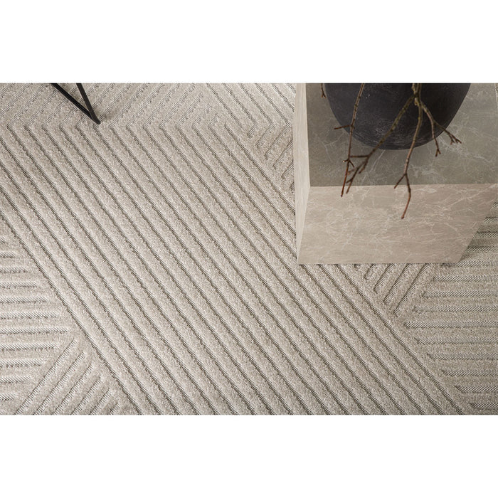 Hioshop Aron vloerkleed 160x230 cm wit.