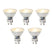 LUEDD Set van 5 GU10 dimbare LED lampen 7W 600 lm 2700K