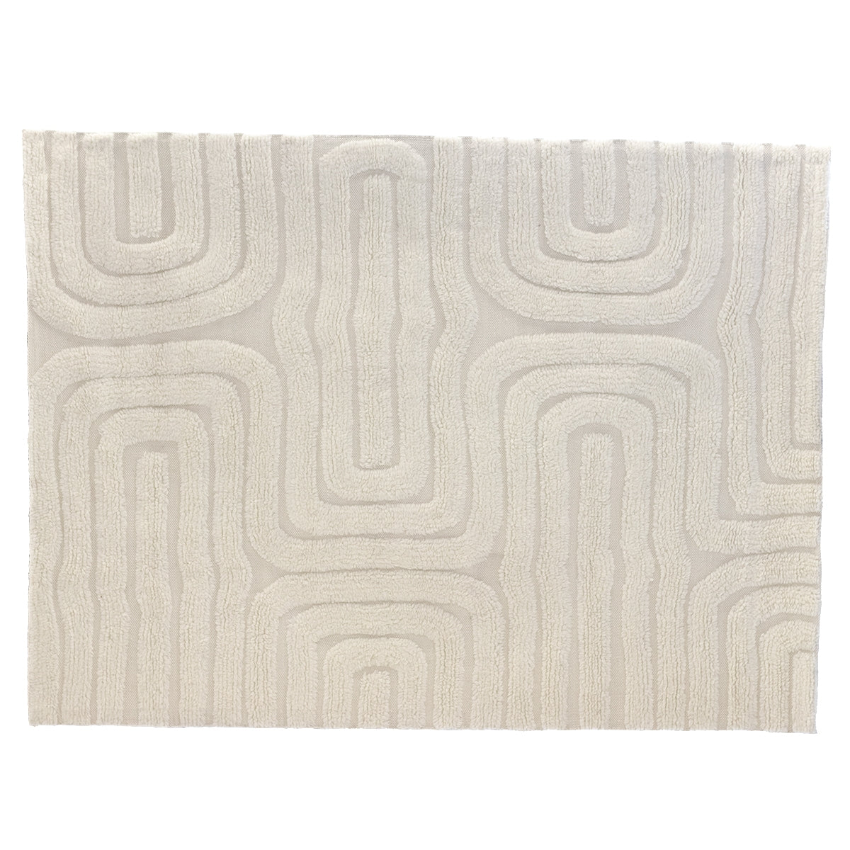 Giga Meubel - Vloerkleed Rechthoek - Beige Wol - 200x230x2cm - Fee
