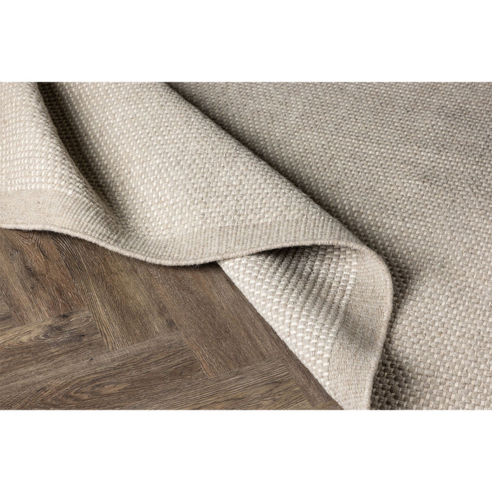 Hioshop Vilma vloerkleed 290x200cm beige.