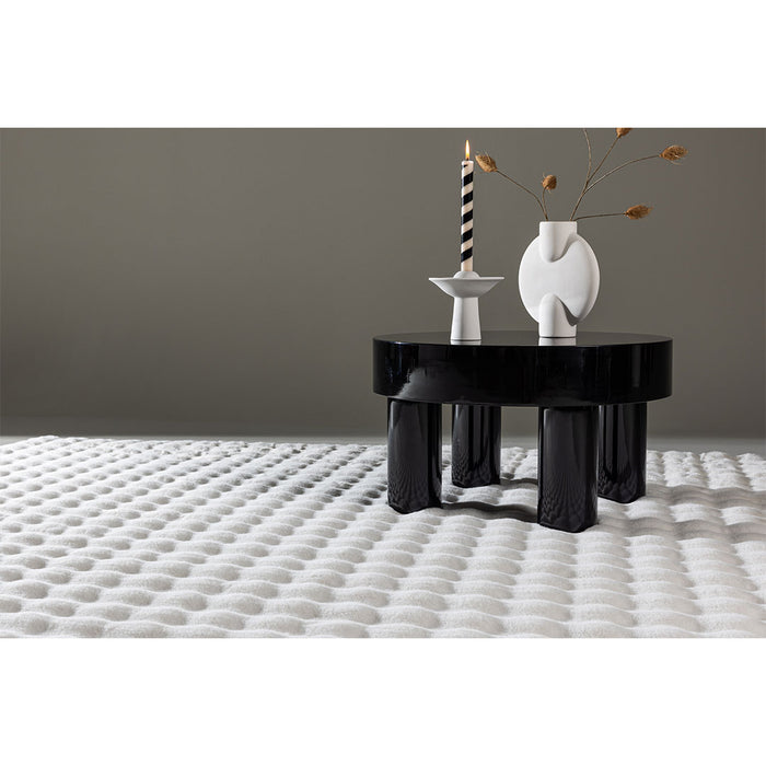 Hioshop Novis vloerkleed 200x290 cm wit.