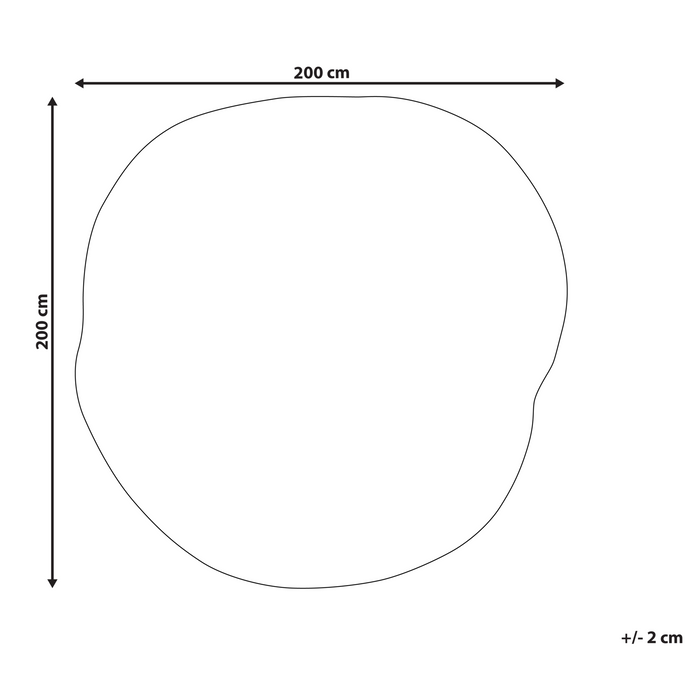 Beliani - KANRACH - Vloerkleed - Roze - 200 x 200 cm - Viscose