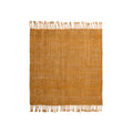 Boho&me Jute vloerkleed vierkant - Chunky goud|naturel - 120x120 cm