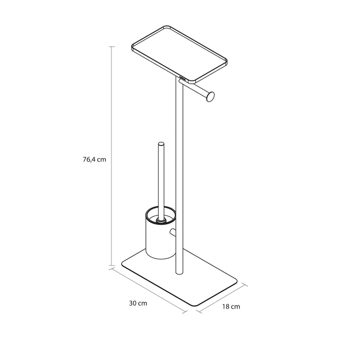 Sealskin Brix Toiletbutler - Greige