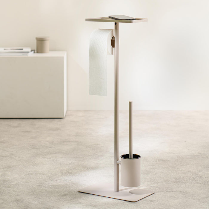 Sealskin Brix Toiletbutler met Planchet - Greige