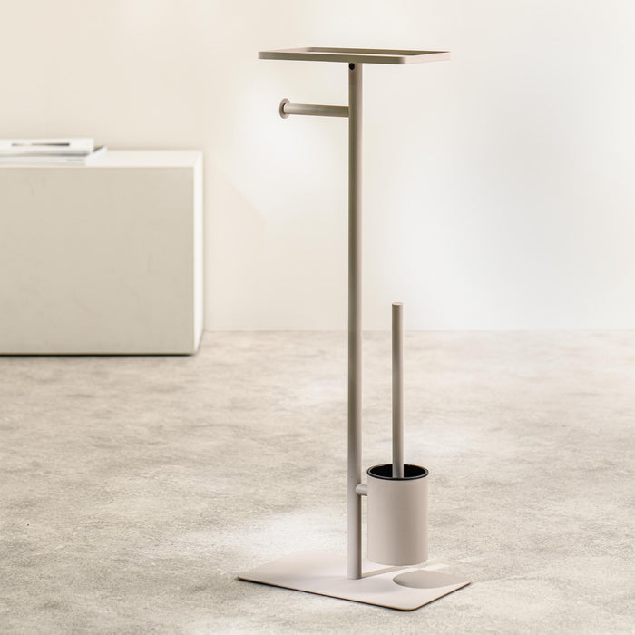 Sealskin Brix Toiletbutler met Planchet - Greige