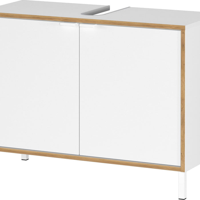 Germania Topeka Wit | Eiken Badmeubel Set Twee