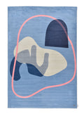 Tom Tailor Shapes Vloerkleed 140 x 200 cm - Blauw