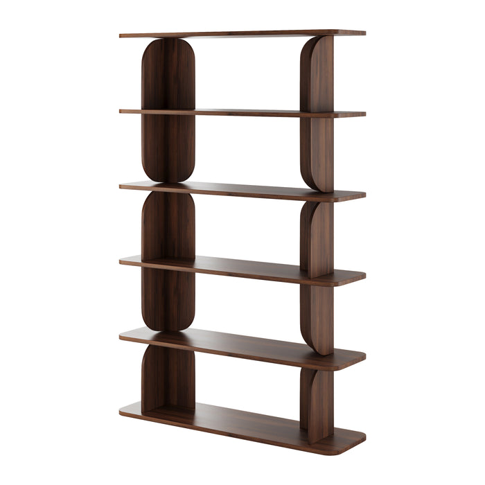 by fonQ Curbe Stellingkast - Walnoot