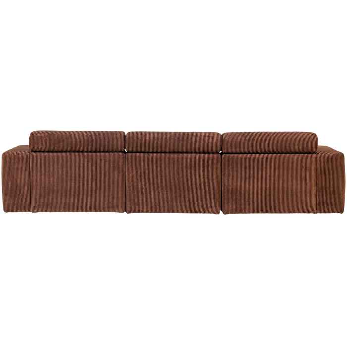 WOOOD Novi Chaise Longue Bank Rechts - Ribstof - Terra