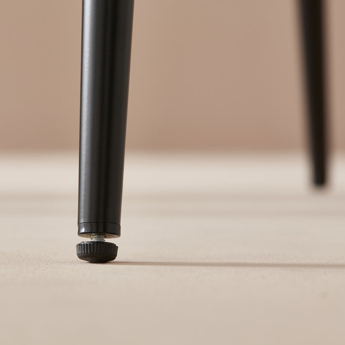 Signature - Barkruk AUSTIN - Blauw fluweel