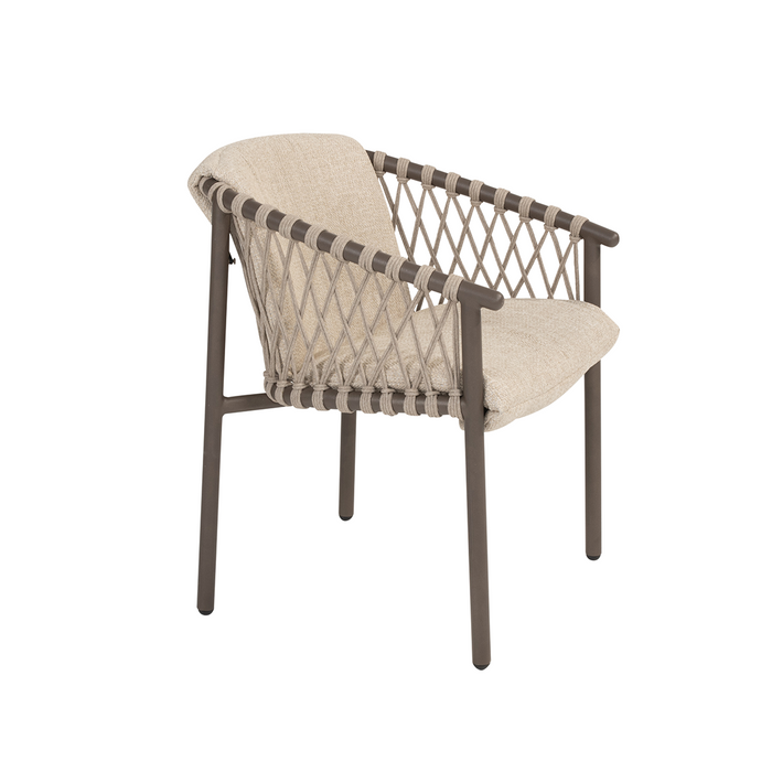 4-Seasons Allora dining tuinstoel - terre (1 stuk)