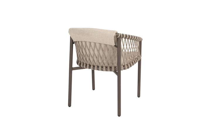 4-Seasons Allora dining tuinstoel - terre (1 stuk)